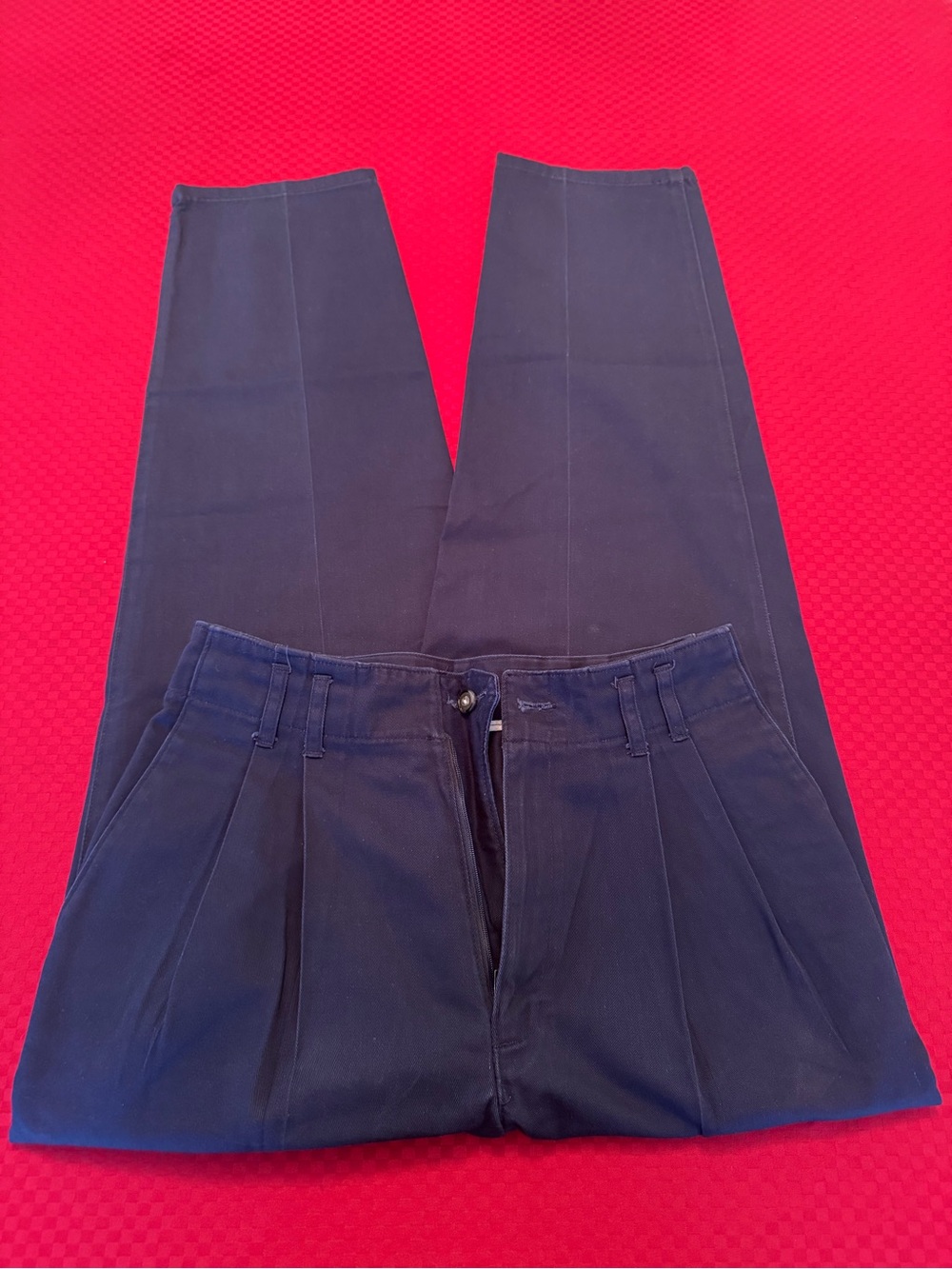 Hunt Club Navy Women's Pleated Trousers